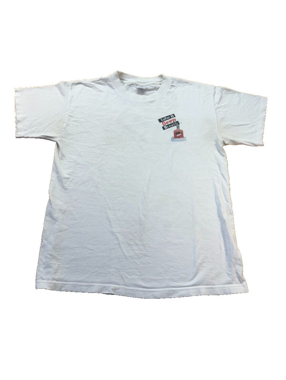 Vintage After Shock Promo Tee Large White Liquor Promo